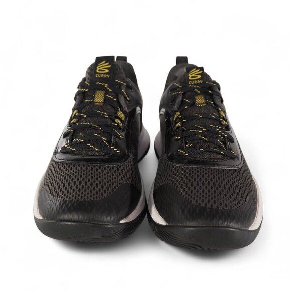 Under Armour Curry 3Z6 Jet Grey Gold Youth 6.5 Women's 8 Basketball 3025091-100 - Picture 3 of 11